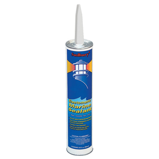Sudbury Elastomeric Marine Sealant - 10oz Cartridge - Clear - Skoutley Outdoors LLC