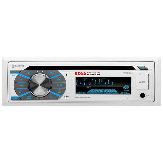 Boss Audio MR508UABW Marine Stereo w/AM/FM/CD/BT/USB - Skoutley Outdoors LLC