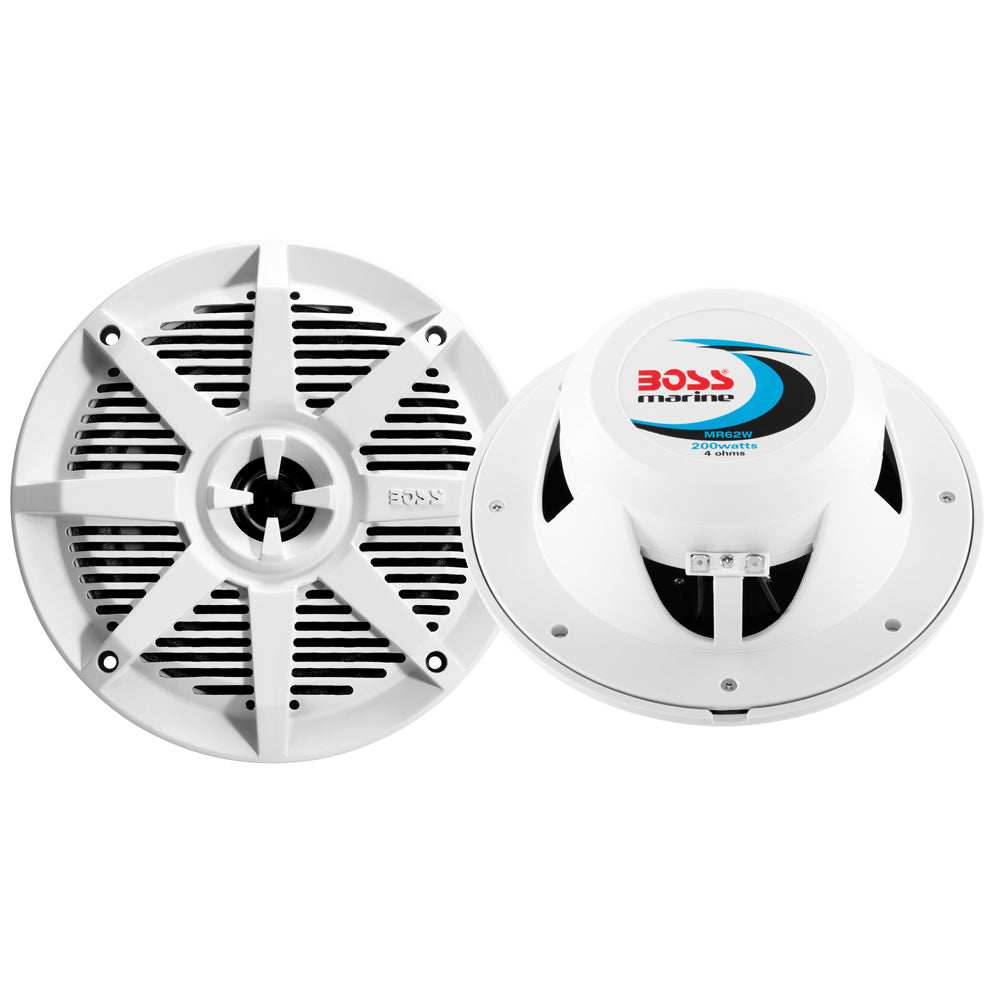 Boss Audio 6.5" MR62W Speaker - White - 200W - Skoutley Outdoors LLC