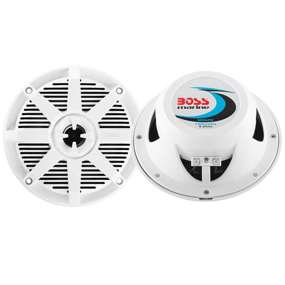 Boss Audio 5.25" MR52W Speaker - White - 150W - Skoutley Outdoors LLC