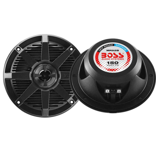 Boss Audio 5.25" MR52B Speaker - Black - 150W - Skoutley Outdoors LLC