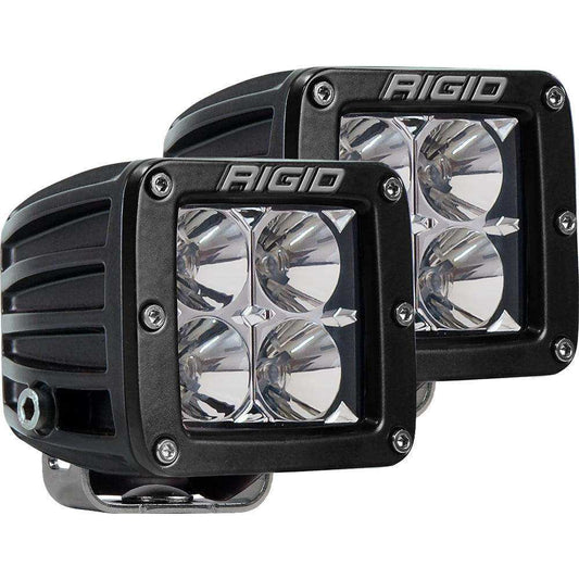 RIGID Industries D-Series PRO Hybrid-Flood LED - Pair - Black - Skoutley Outdoors LLC