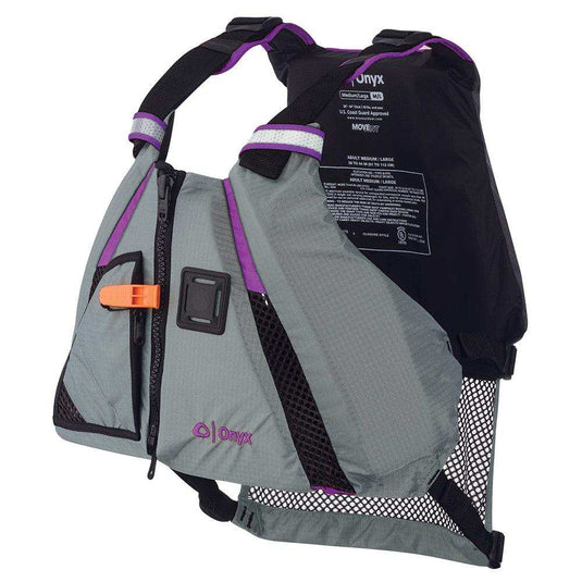 Onyx MoveVent Dynamic Paddle Sports Vest - Purple/Grey - M/L - Skoutley Outdoors LLC