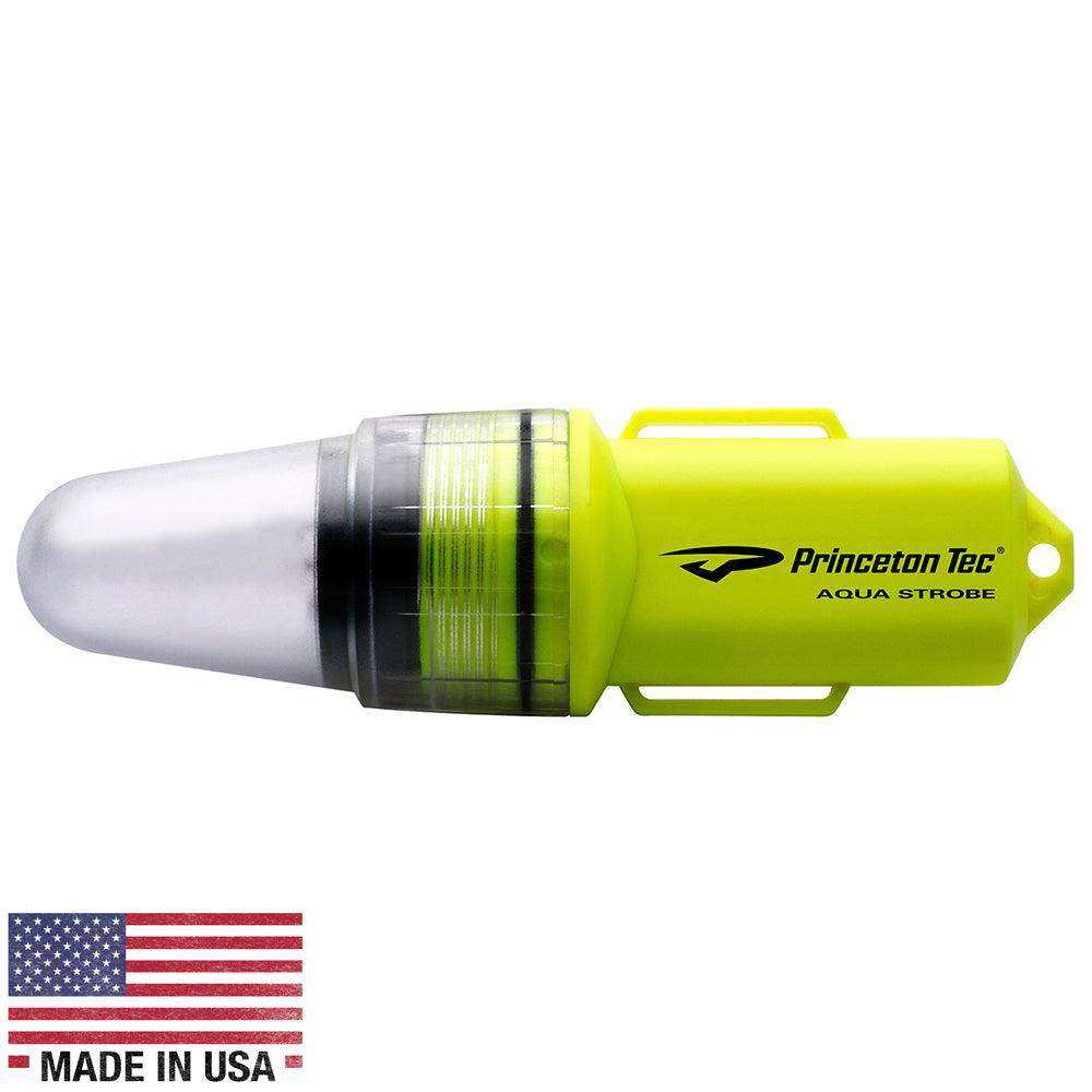 Princeton Tec Aqua Strobe LED - Neon Yellow - Skoutley Outdoors LLC
