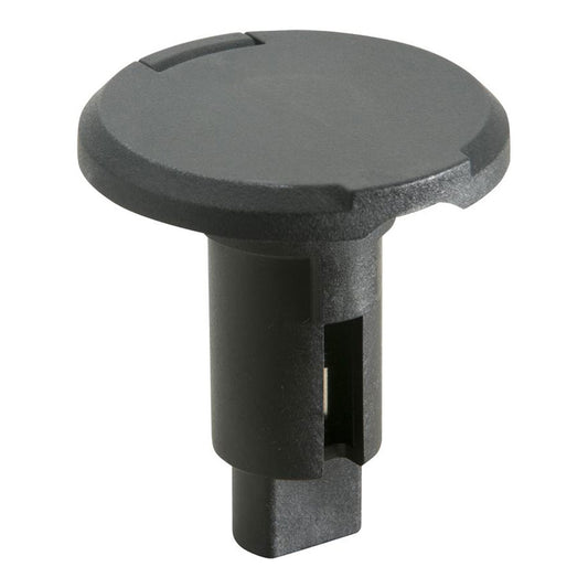 Attwood LightArmor Plug-In Base - 2 Pin - Black - Round - Skoutley Outdoors LLC