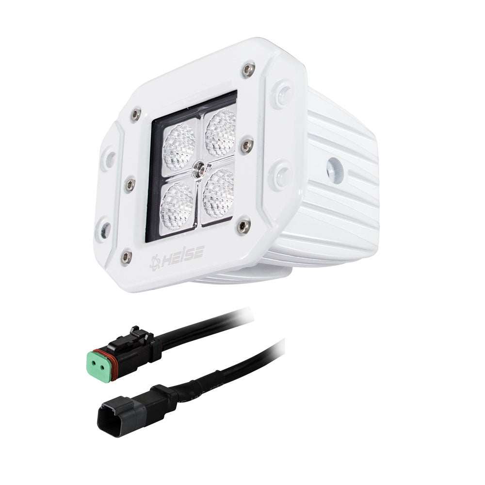 HEISE 4 LED Marine Cube Light - Flush Mount - 3" - Skoutley Outdoors LLC
