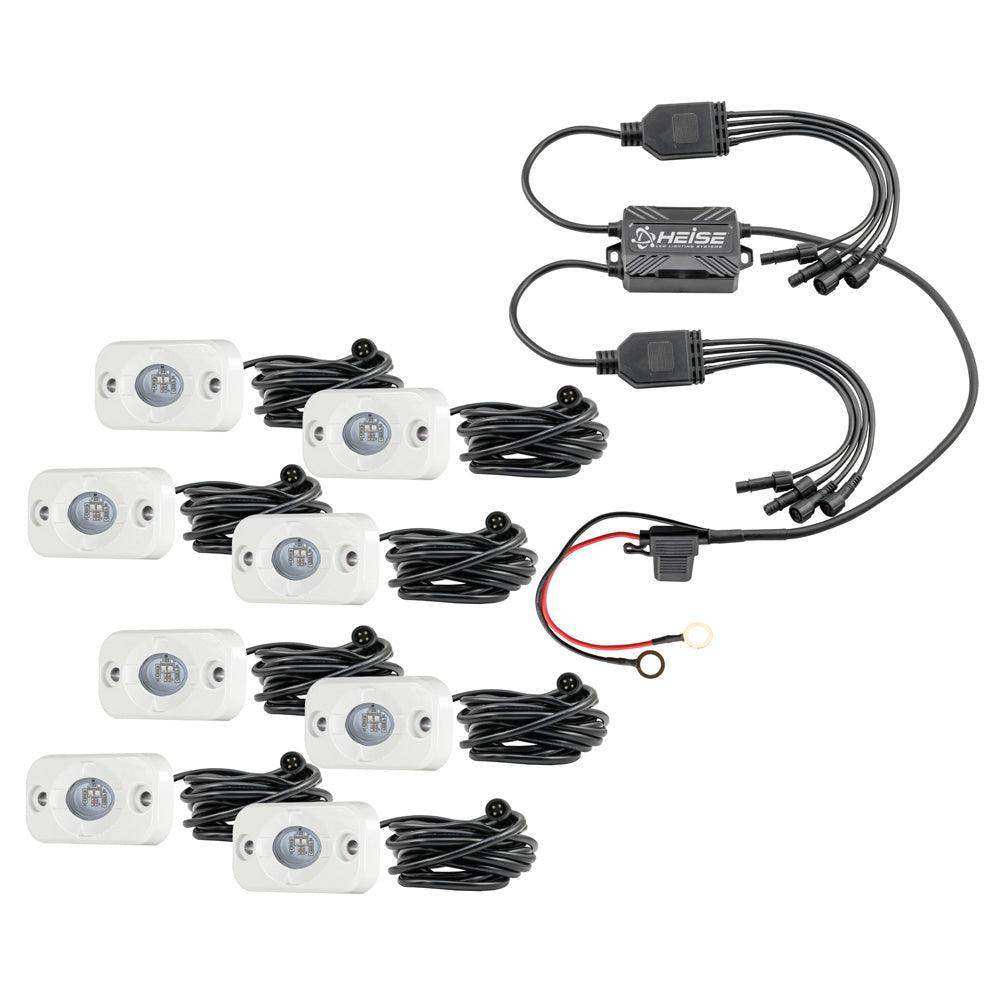 HEISE RGB Accent Light Kit - 8 Pack - Skoutley Outdoors LLC