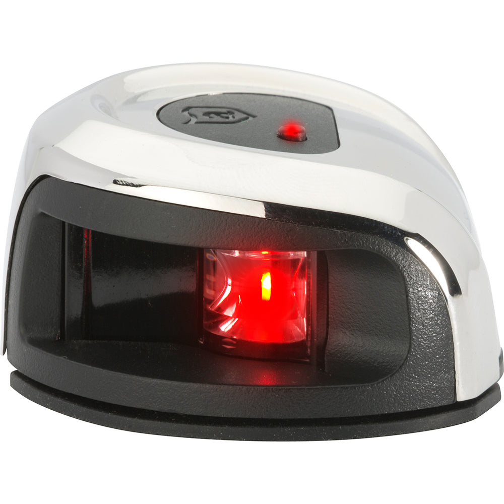 Attwood LightArmor Deck Mount Navigation Light - Stainless Steel - Port (red) - 2NM - Skoutley Outdoors LLC