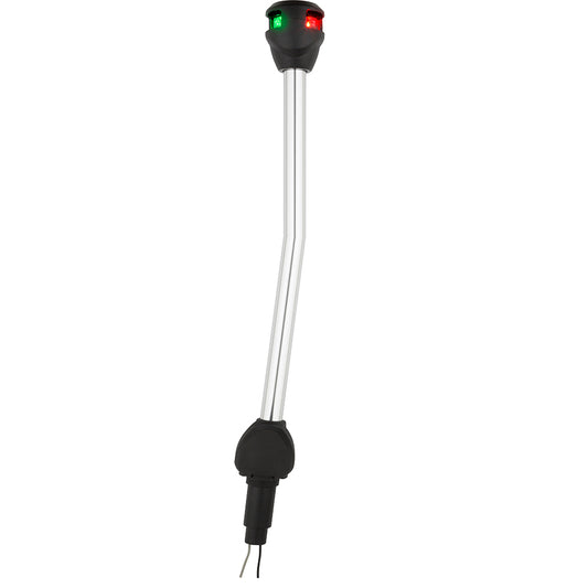 Attwood LightArmor Bi-Color Navigation Pole Light - Angled - 14" - Skoutley Outdoors LLC
