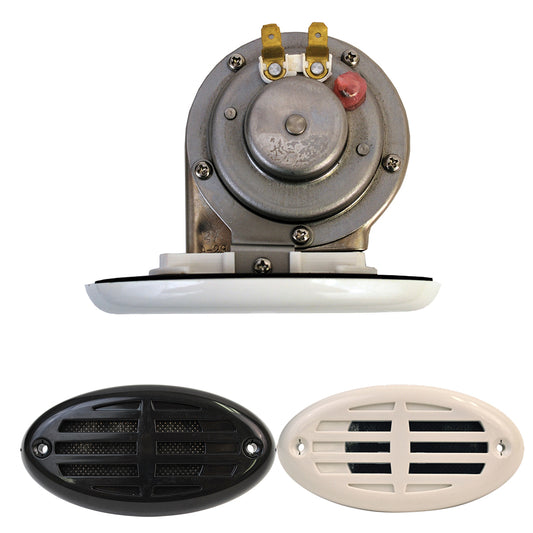 Attwood Drop-In Hidden Horn w/ Black and White Covers - Skoutley Outdoors LLC