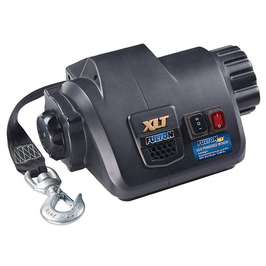 Fulton XLT 10.0 Powered Marine Winch w/Remote f/Boats up to 26' - Skoutley Outdoors LLC