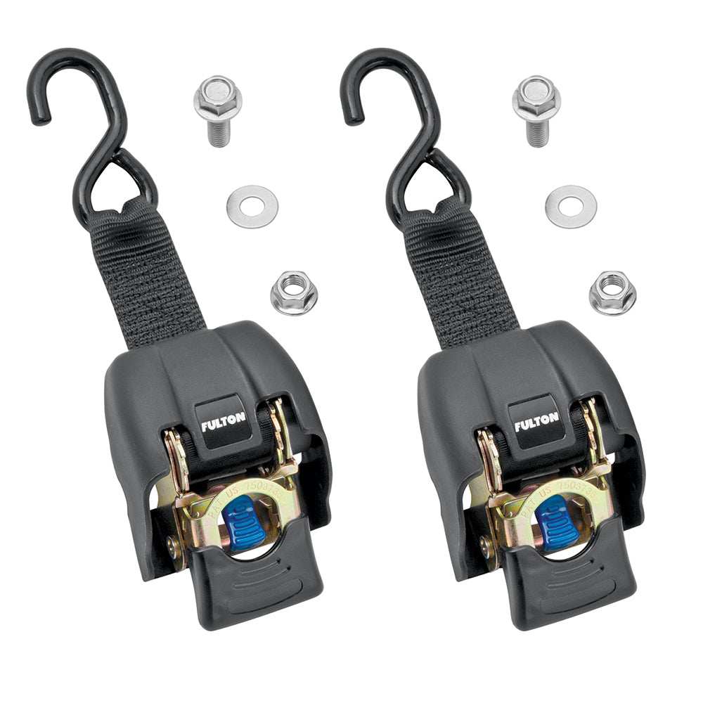 Fulton Transom Ratchet Tie Down - 2" x 43" - 2-Pack - Skoutley Outdoors LLC