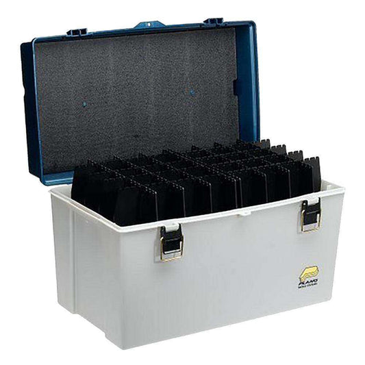 Plano Big Game Tackle Box - Silver/Blue Metallic - Skoutley Outdoors LLC
