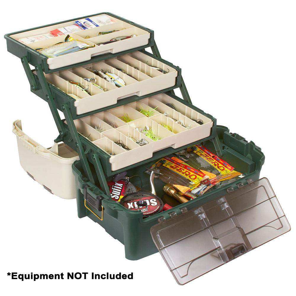 Plano Hybrid Hip 3-Tray Tackle Box - Forest Green - Skoutley Outdoors LLC