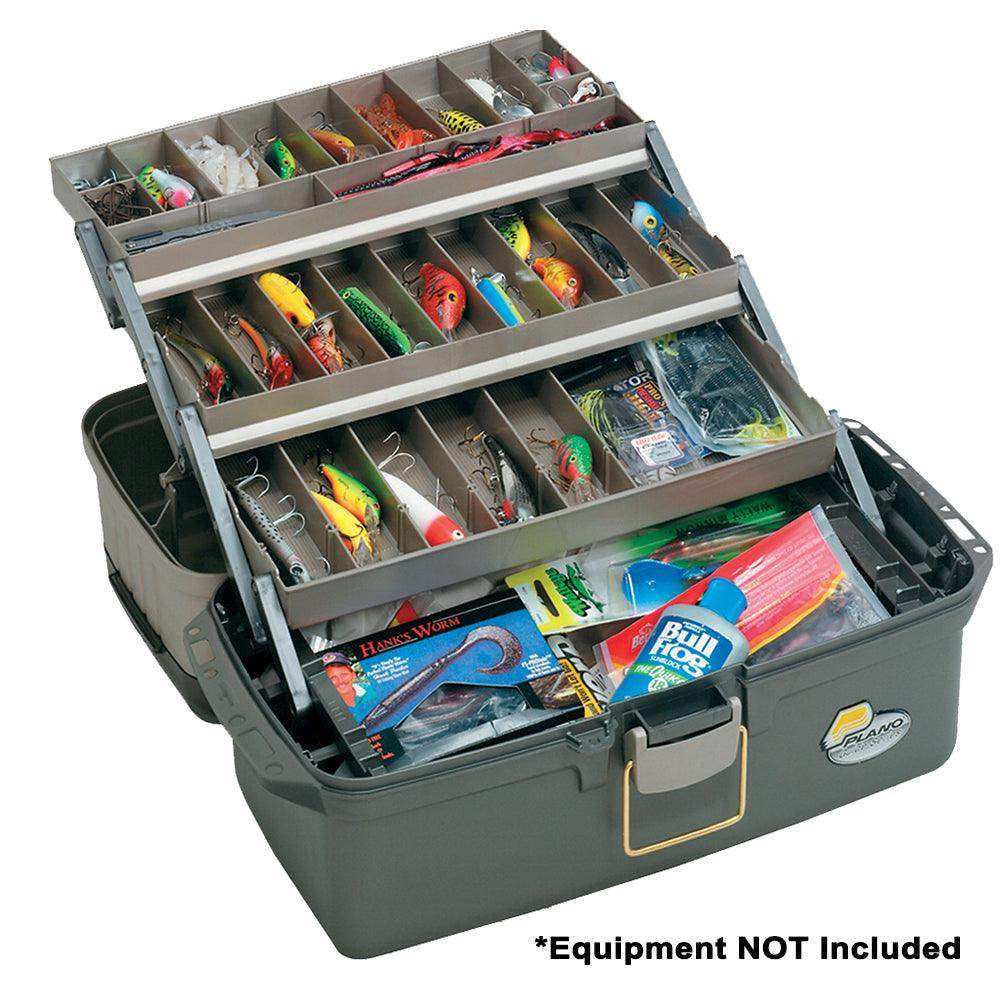 Plano Guide Series™ Tray Tackle Box - Graphite/Sandstone - Skoutley Outdoors LLC