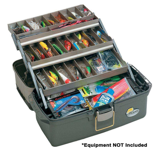 Plano Guide Series™ Tray Tackle Box - Graphite/Sandstone - Skoutley Outdoors LLC