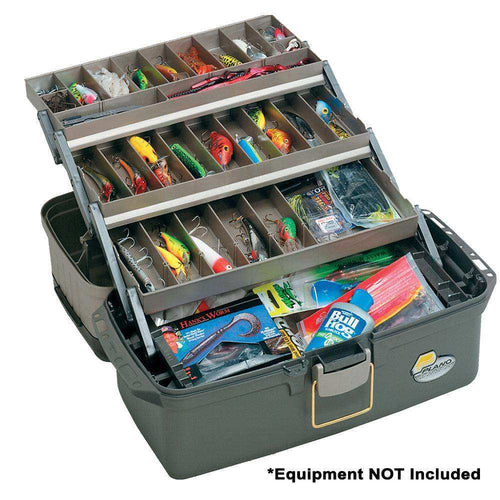 Plano Guide Series™ Tray Tackle Box - Graphite/Sandstone - Skoutley Outdoors LLC