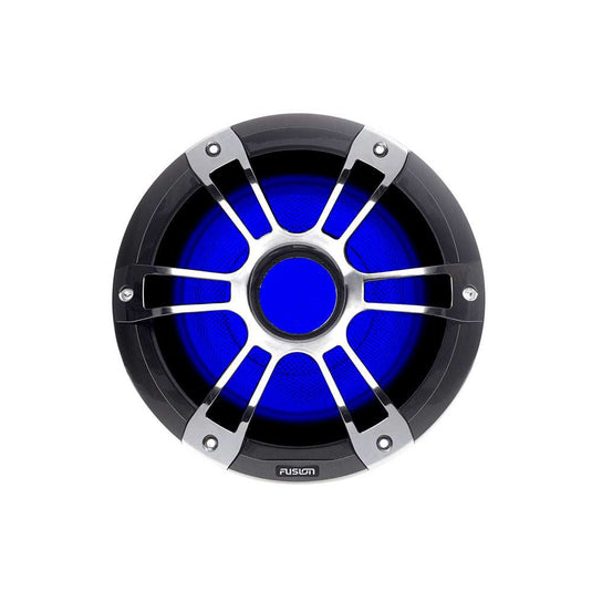 Fusion SG-SL101SPC 10" 450W Sports Chrome Marine Subwoofer w/LEDs - Skoutley Outdoors LLC
