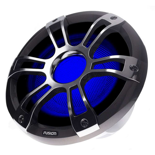 Fusion SG-SL101SPC 10" 450W Sports Chrome Marine Subwoofer w/LEDs - Skoutley Outdoors LLC