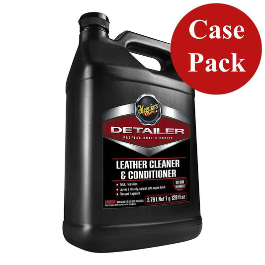 Meguiar's Detailer Leather Cleaner & Conditioner - 1-Gallon *Case of 4* - Skoutley Outdoors LLC