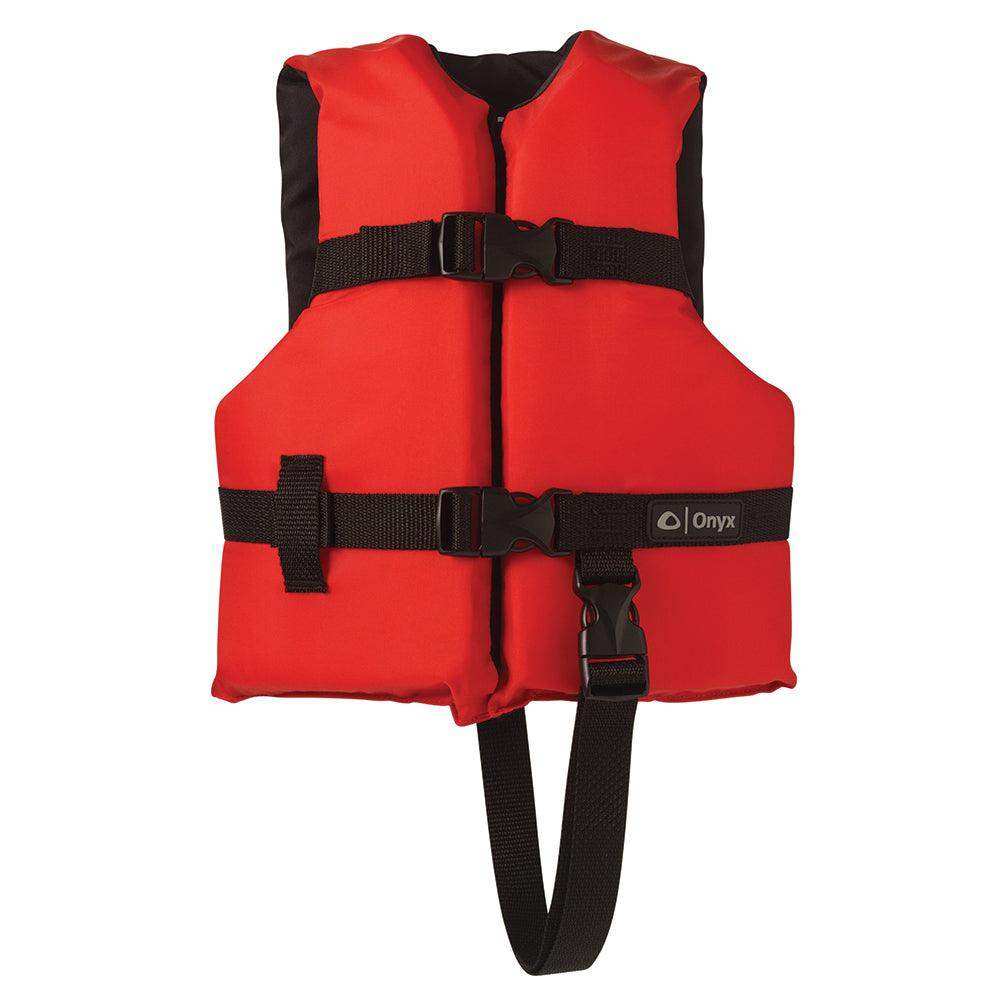 Onyx Nylon General Purpose Life Jacket - Child 30-50lbs - Red - Skoutley Outdoors LLC