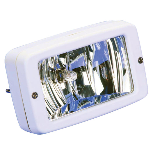 Marinco Flush Mount Halogen Deck Lamp - 12V - 55W - White - Skoutley Outdoors LLC