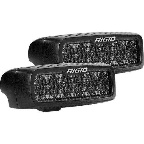 RIGID Industries SR-Q Series PRO Spot Diffused Midnight Surface Mount - Pair - Skoutley Outdoors LLC