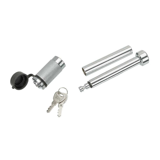 Draw-Tite Receiver Lock 5/8" f/3" Square Class V Receivers Sleeved to 3/4' Dogbone Style - Skoutley Outdoors LLC