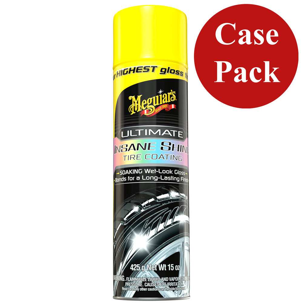 Meguiar's Ultimate Insane Shine™ Tire Coating - 15oz. *Case of 6* - Skoutley Outdoors LLC