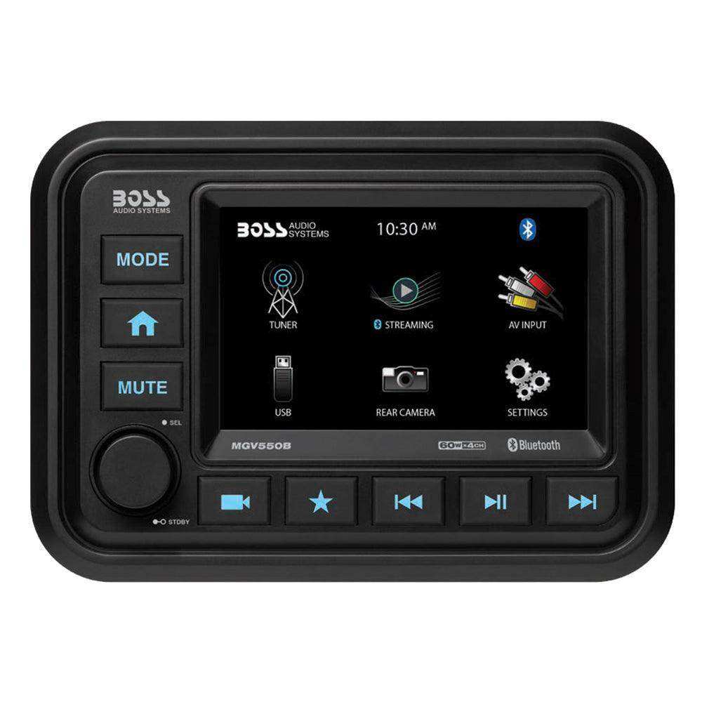 Boss Audio MGV550B Marine Stereo w/AM/FM/BT/Rear Camera - Skoutley Outdoors LLC