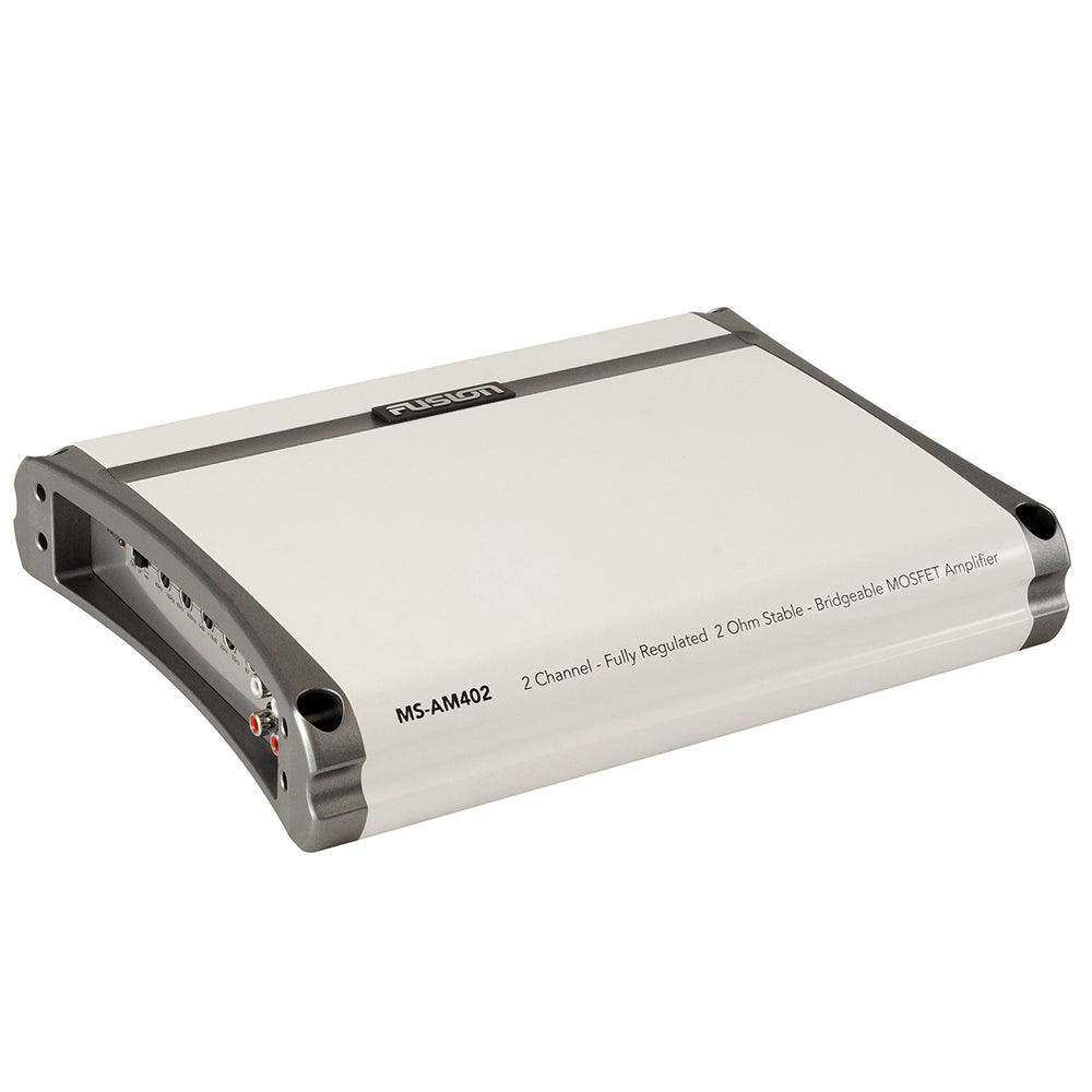 Fusion MS-AM402 2 Channel Marine Amplifier - 400W - Skoutley Outdoors LLC