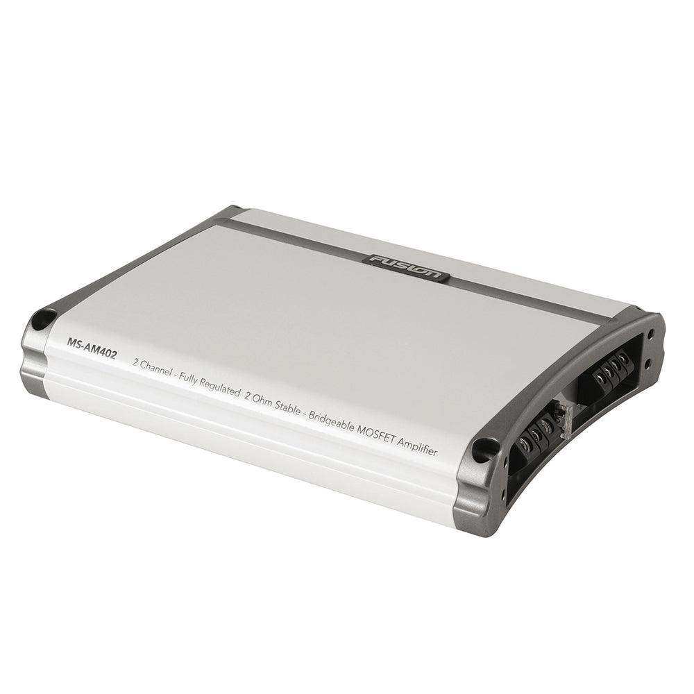 Fusion MS-AM402 2 Channel Marine Amplifier - 400W - Skoutley Outdoors LLC