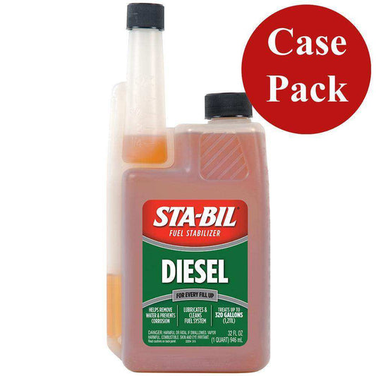 STA-BIL Diesel Formula Fuel Stabilizer & Performance Improver - 32oz *Case of 4* - Skoutley Outdoors LLC