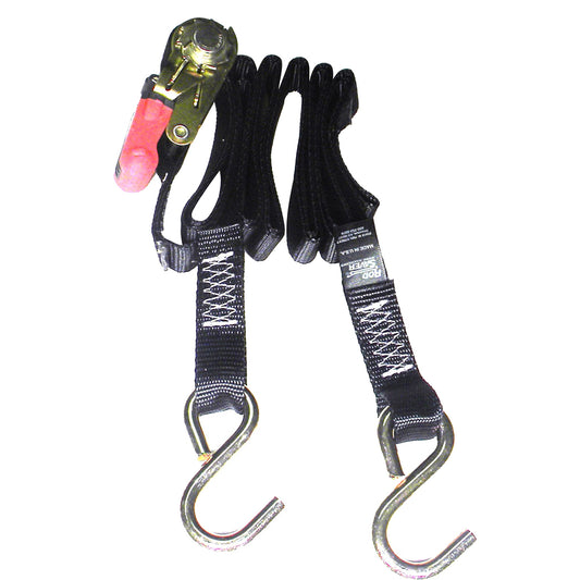 Rod Saver Ratchet Gunwale Tie-Down - 1" x 16' - Skoutley Outdoors LLC
