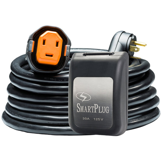 SmartPlug RV Kit 30 AMP Dual Configuration Cordset & Black Inlet Combo - 30' - Skoutley Outdoors LLC