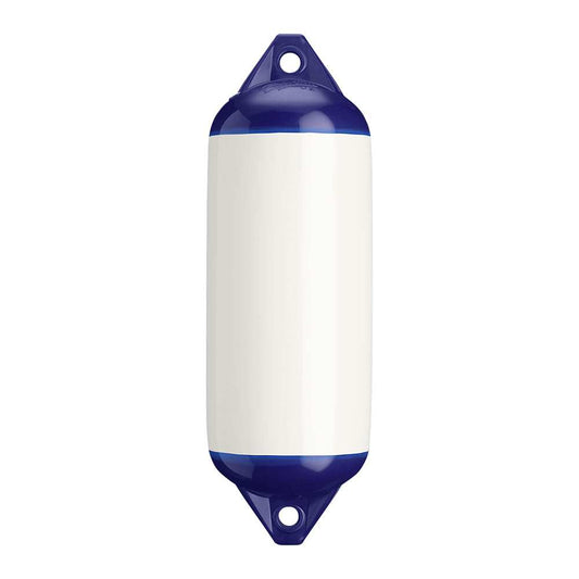 Polyform F-2 Twin Eye Fender 8.2" x 25" - White - Skoutley Outdoors LLC