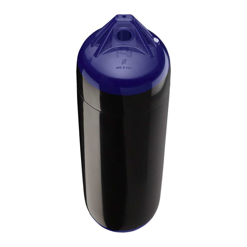 Polyform F-3 Twin Eye Fender 8.2" x 30" - Black - Skoutley Outdoors LLC