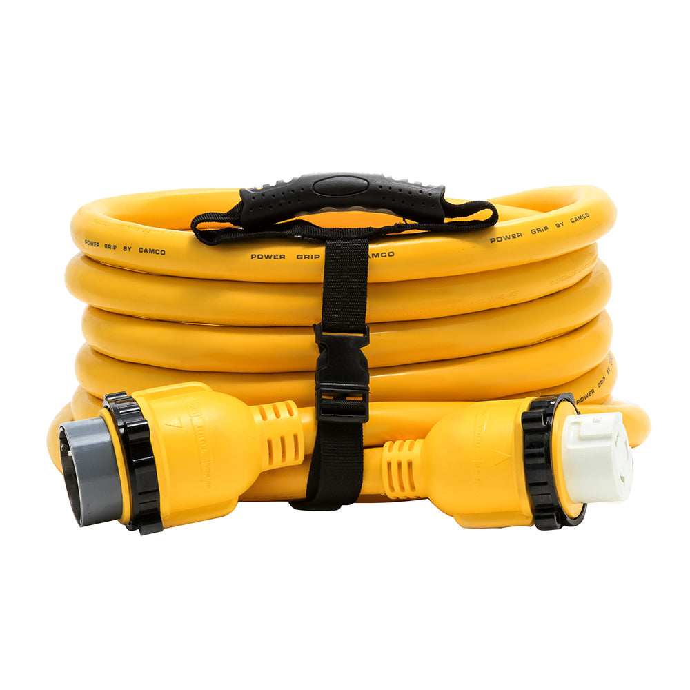 Camco 50 Amp Power Grip Marine Extension Cord - 25' M-Locking/F-Locking Adapter - Skoutley Outdoors LLC