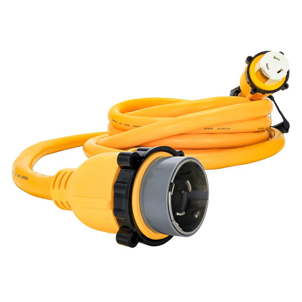 Camco 50 Amp Power Grip Marine Extension Cord - 25' M-Locking/F-Locking Adapter - Skoutley Outdoors LLC