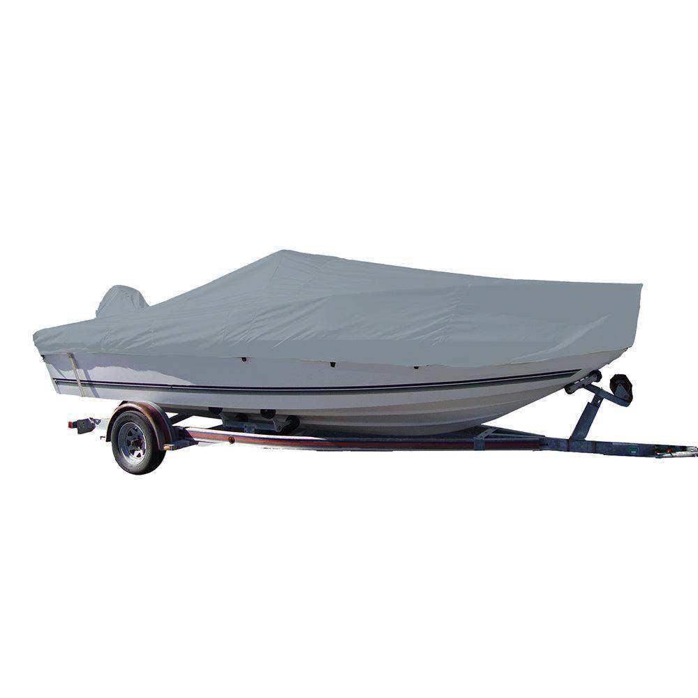 Carver Performance Poly-Guard Styled-to-Fit Boat Cover f/20.5' V-Hull Center Console Fishing Boat - Grey - Skoutley Outdoors LLC