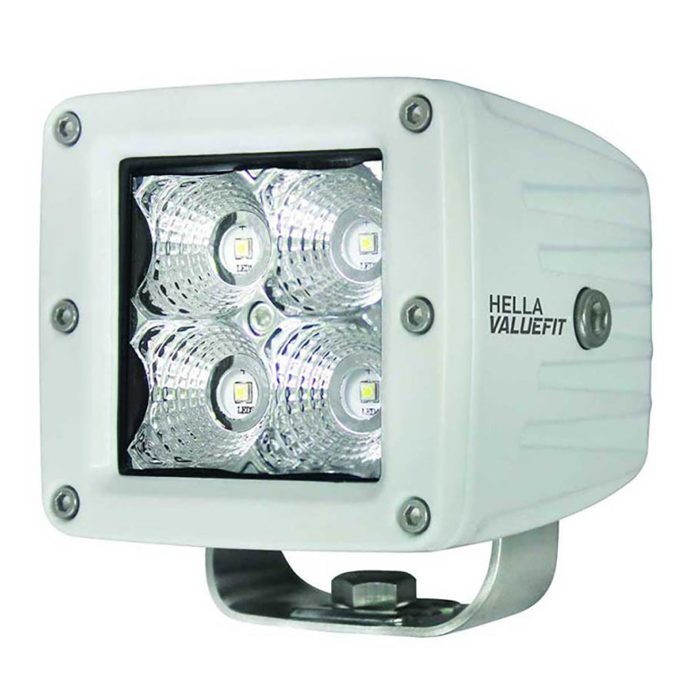 Hella Marine Value Fit LED 4 Cube Flood Light - White - Skoutley Outdoors LLC
