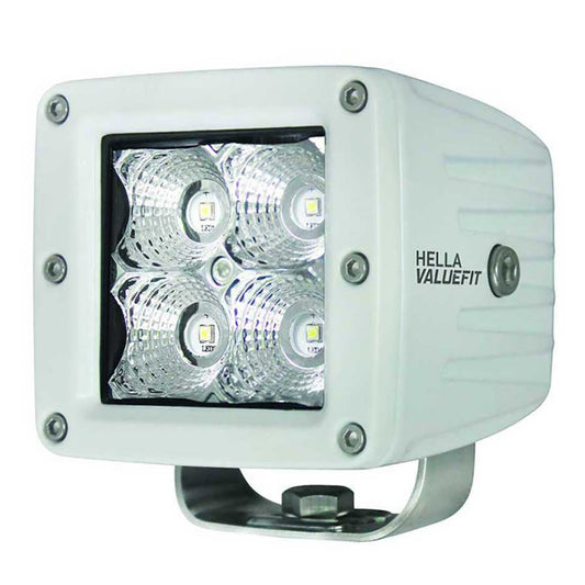 Hella Marine Value Fit LED 4 Cube Flood Light - White - Skoutley Outdoors LLC