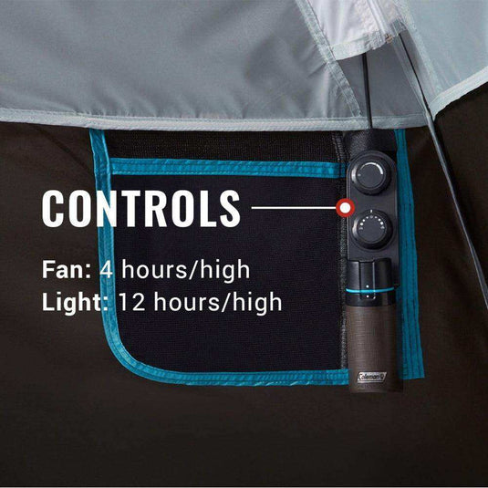 Coleman OneSource Rechargeable 4-Person Camping Dome Tent w/Airflow System & LED Lighting - Skoutley Outdoors LLC