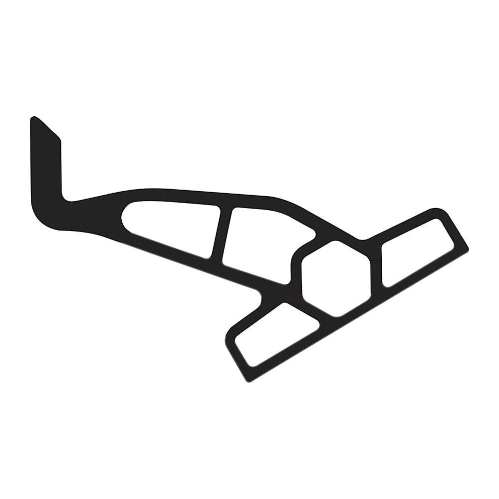 Minn Kota Raptor Jack Plate Adapter - Starboard - 2" Setback - 6" Rise - Black - Skoutley Outdoors LLC