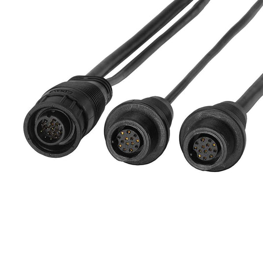 Humminbird 14 M SILR Y - SOLIX®/APEX® Side Imaging Left-Right Splitter Cable - Skoutley Outdoors LLC