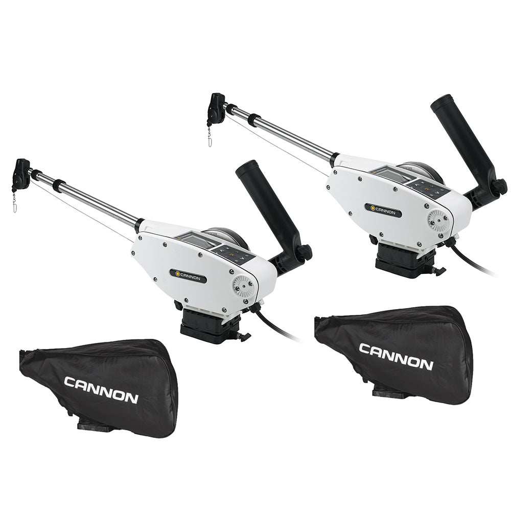 Cannon Optimum™ 10 Tournament Series (TS) BT Electric Downrigger 2-Pack w/Black Covers - Skoutley Outdoors LLC