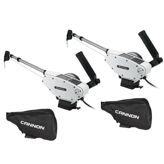 Cannon Optimum™ 10 Tournament Series (TS) BT Electric Downrigger 2-Pack w/Black Covers - Skoutley Outdoors LLC
