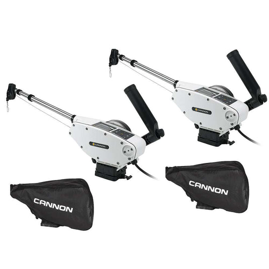 Cannon Optimum™ 10 Tournament Series (TS) BT Electric Downrigger 2-Pack w/Black Covers - Skoutley Outdoors LLC