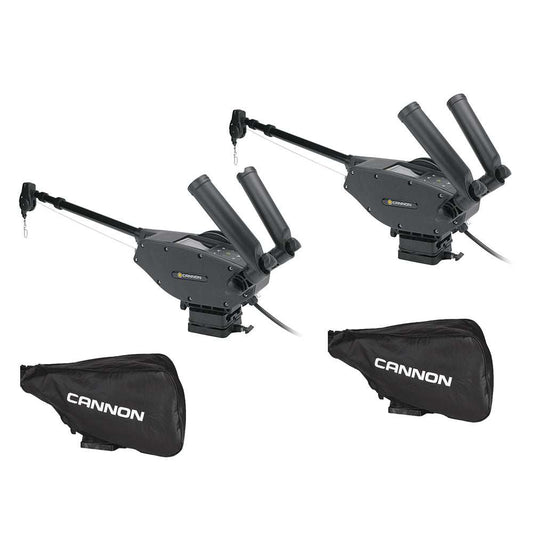 Cannon Optimum™ 10 BT Electric Downrigger 2-Pack w/Black Covers - Skoutley Outdoors LLC
