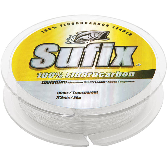 Sufix 100% Fluorocarbon Invisiline™ Leader - 60lb - 33yds - Skoutley Outdoors LLC